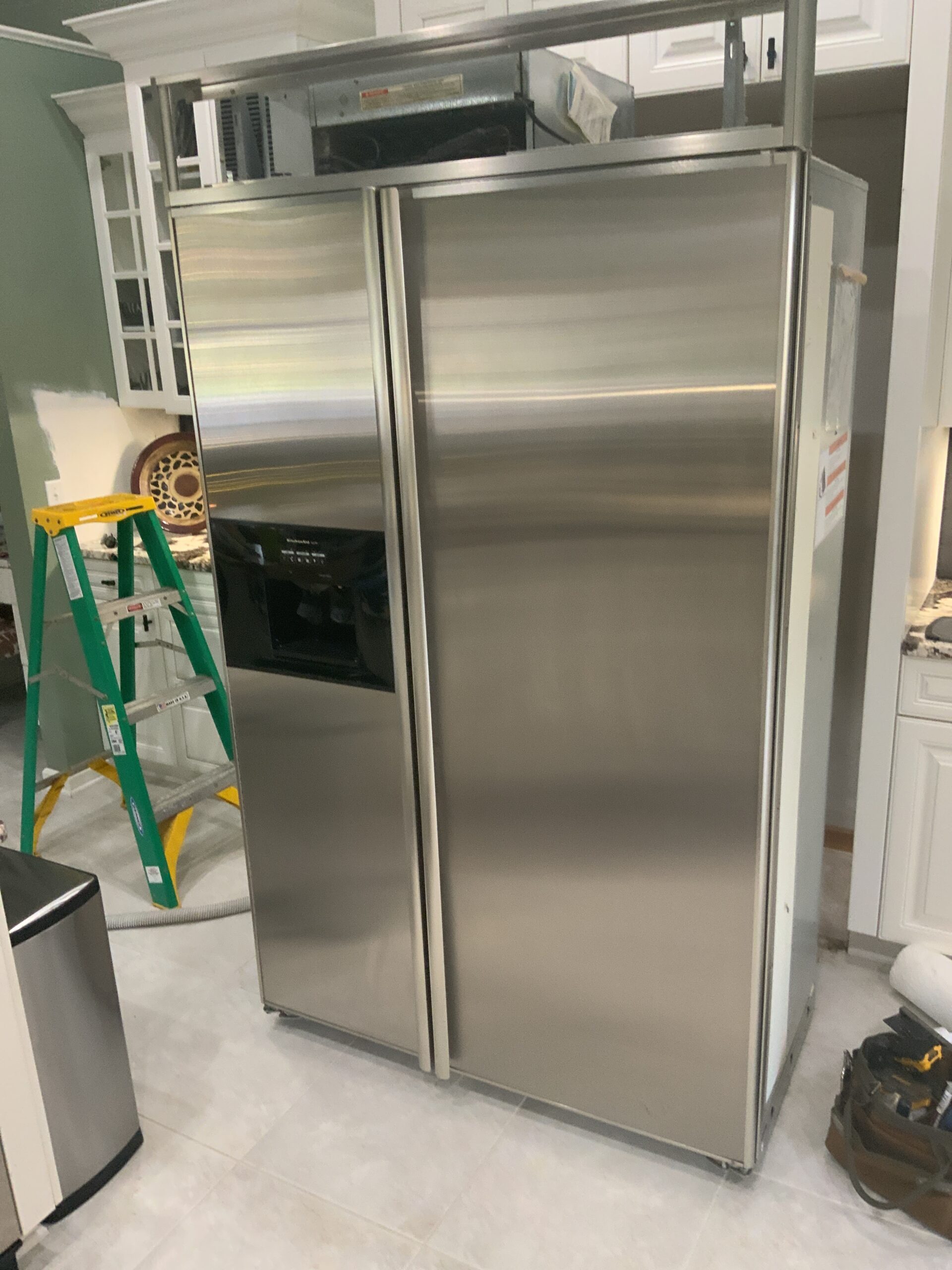 KitchenAid refrigerator repair KSSP48QJS00 in North Canton Ohio by Canton Appliance Repair