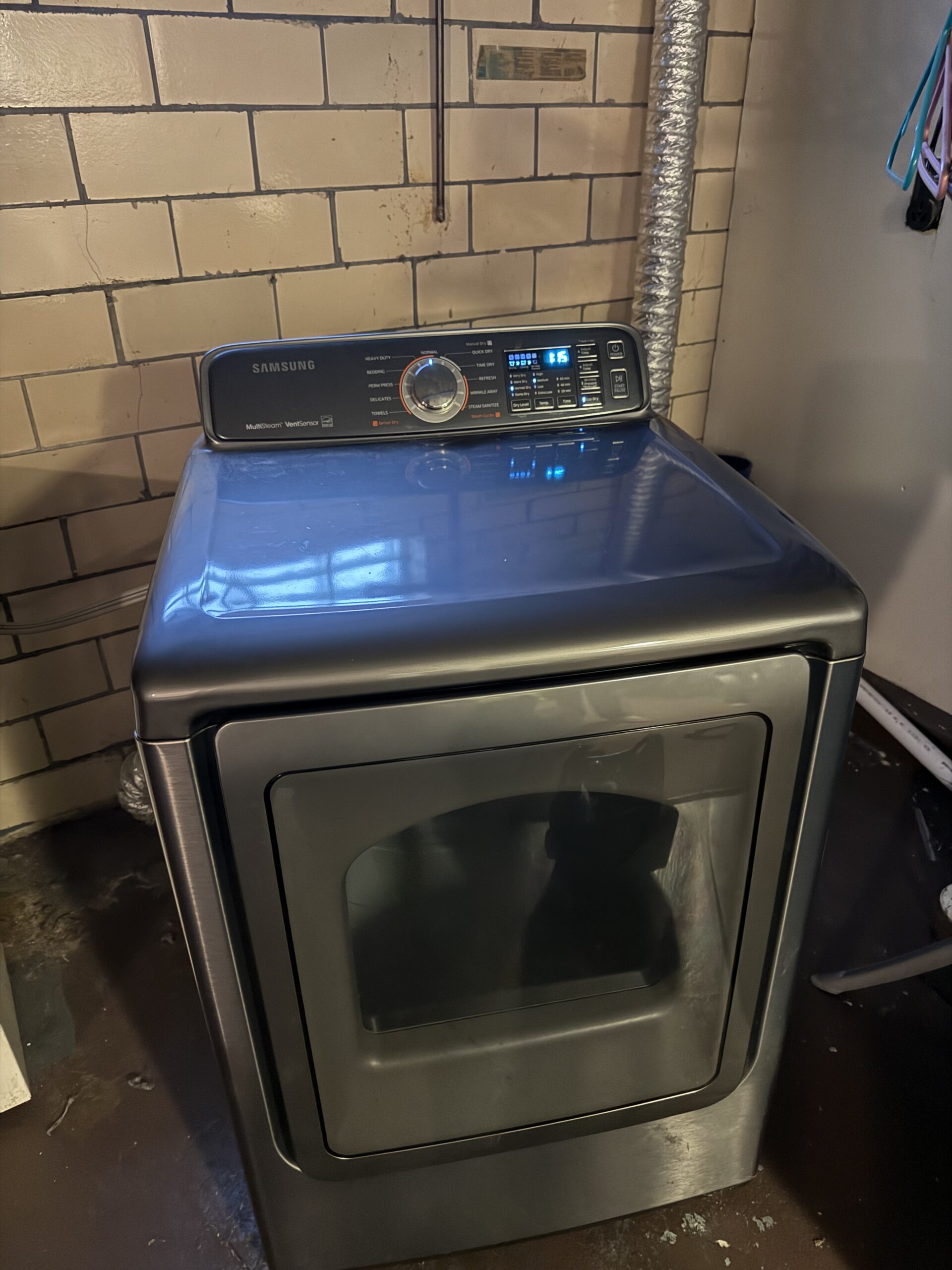 Samsung dryer repair in Canton Ohio – airflow issue causing long dry times